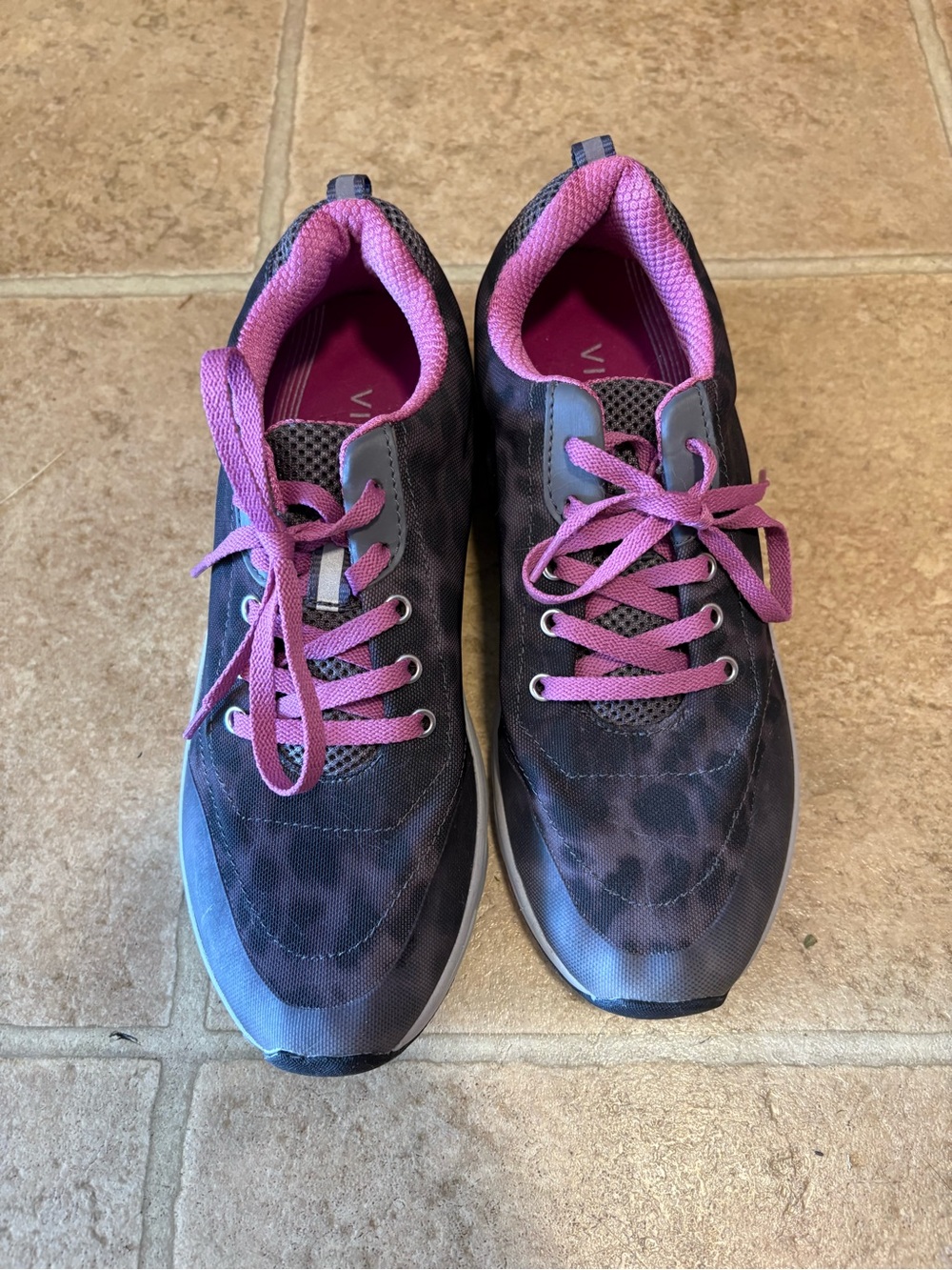 Vionic Women's Athletic Sneakers in Purple and Pink